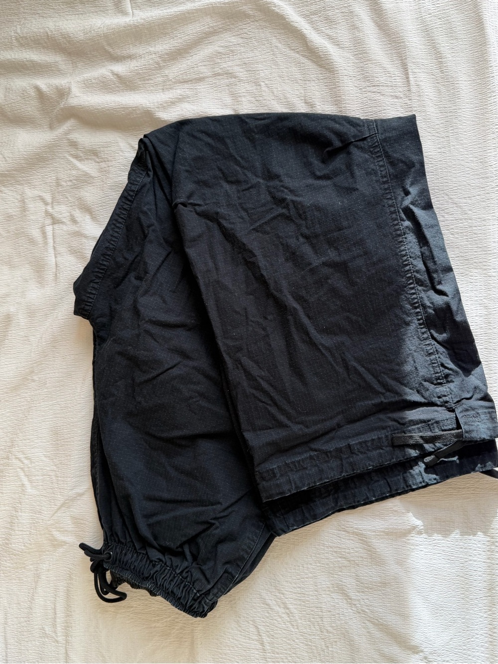 Nike Black Cargo Drawstring Pants